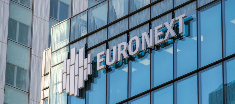 price evolution euronext
