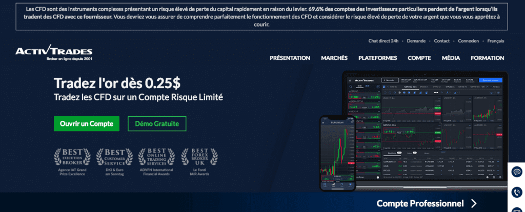 ActivTrades accueil