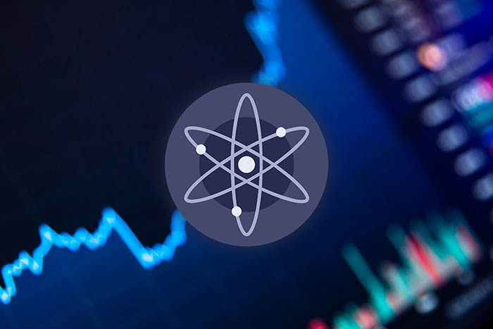 illustration de la crypto-monnaie atom