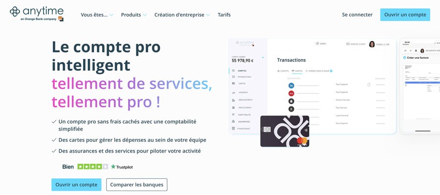 Page d'accueil de anyti.me
