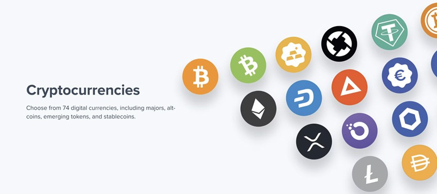 capture d’écran les crypto monnaies uphold
