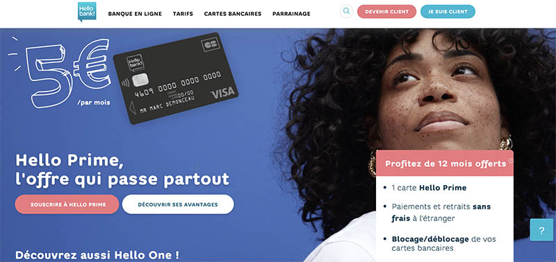 capture d'écran hello bank