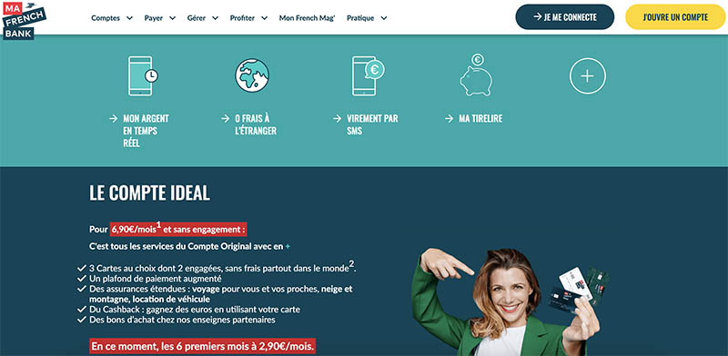 capture d'écran ma french bank compte ideal