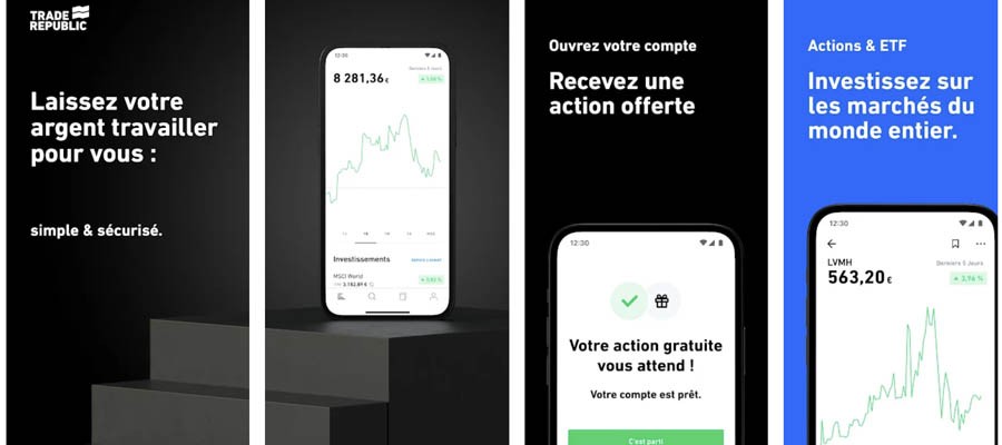 capture décran lapplication de trading trade republic