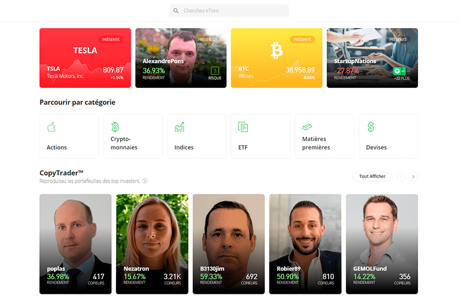 capture de ecran etoro copy trading