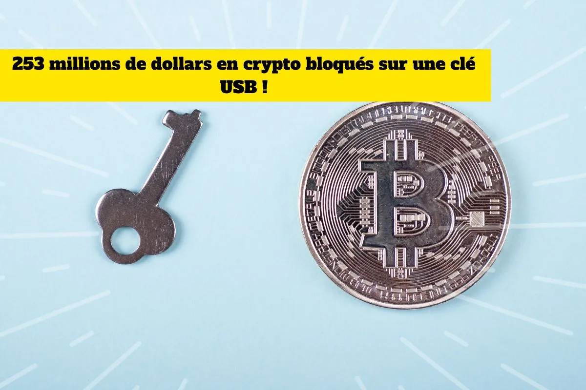 253 millions de dollars en crypto bloqués sur une clé USB : Cette startup veut la débloquer !