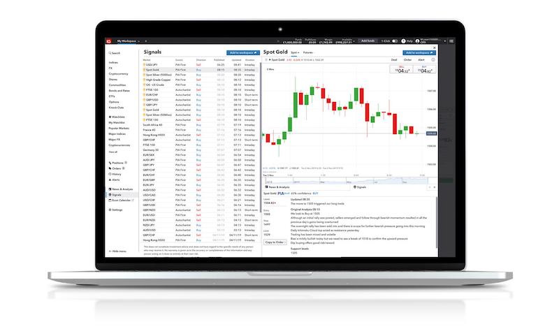 capture decran ig market interface web